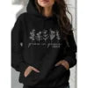 Kinitwear Women's Pullover Sweatshirt One-Color Leisure Fall/Winter Hoodie Made in China