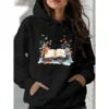Kinitwear Women's Fall/Winter Pullover Sweatshirt One Color Leisure Standard Made in China