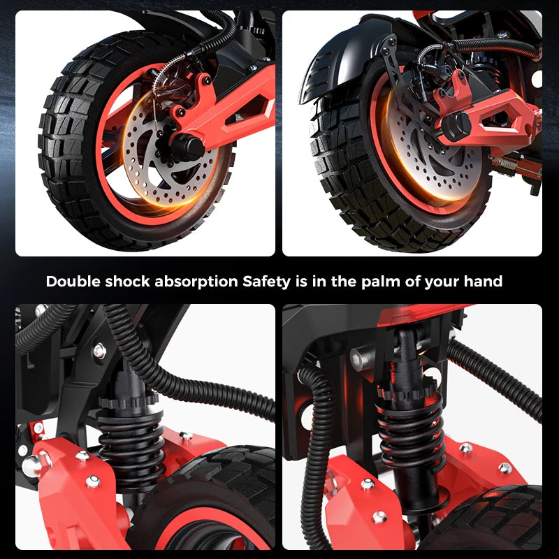 Freeboy UK EU Warehouse Free Shipping EScooter Wholesale Cheap1600W Full Suspension Electric Scooter Trotinette Electrique Adult