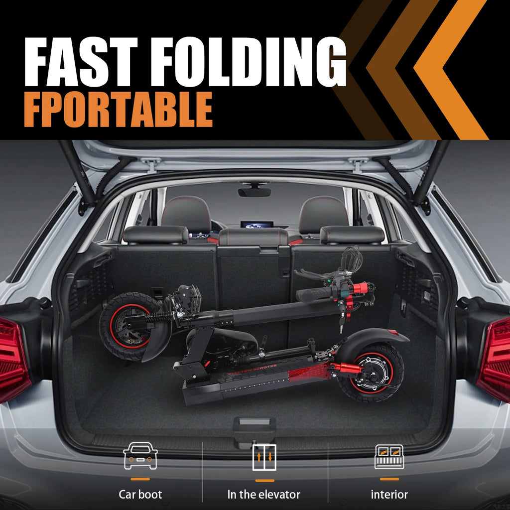 New Arrival Off-Road Folding Electric Scooter US CA UK Stock Triple Shock Absorption, IPX5, EU Fast Shipping Escooter