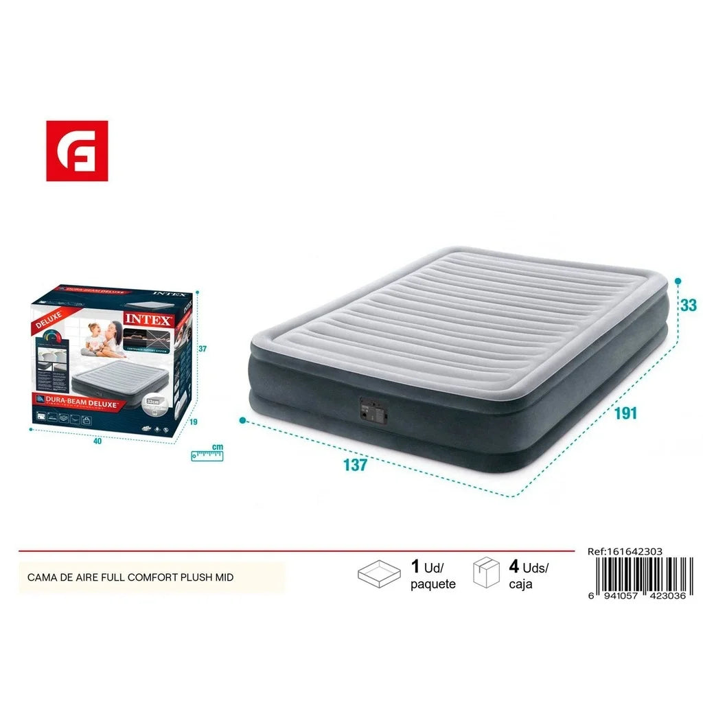 Full Comfort Plush Mid Airbed - Sleep Furniture & Accessories