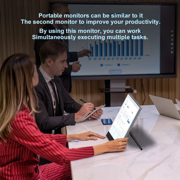 14 '' Portable IPS Monitor 1920x1200 Resolution WUXGA Screen Touch or Non-Touch Option HD/type-C Mobile Office & Gaming Display