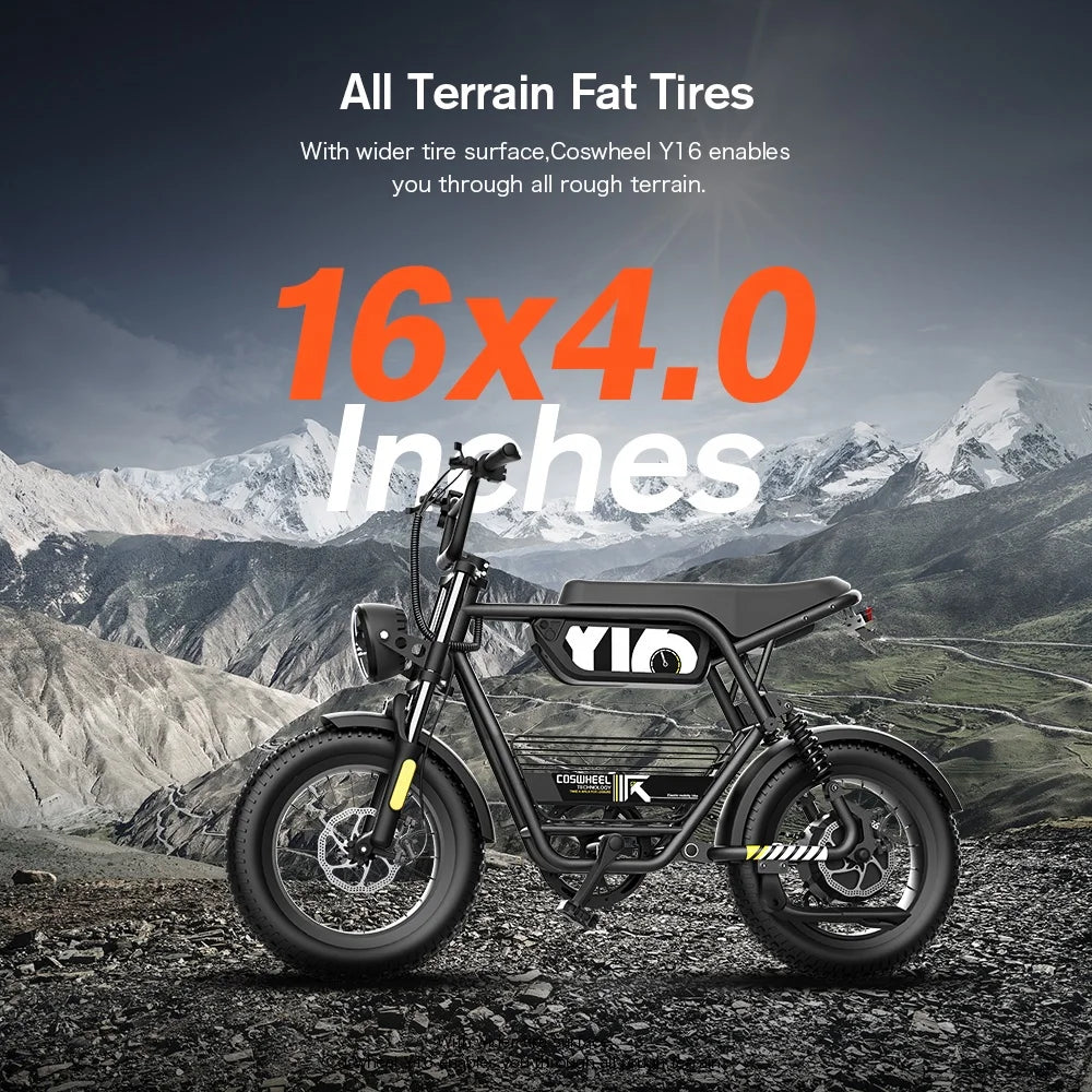 Eu Us Warehouse Electric Hybrid Bike Steel 48V 15Ah Rear Hub Motor Cheap Fast Electric Bike Fat Tire Mountain Bicycle for Sale