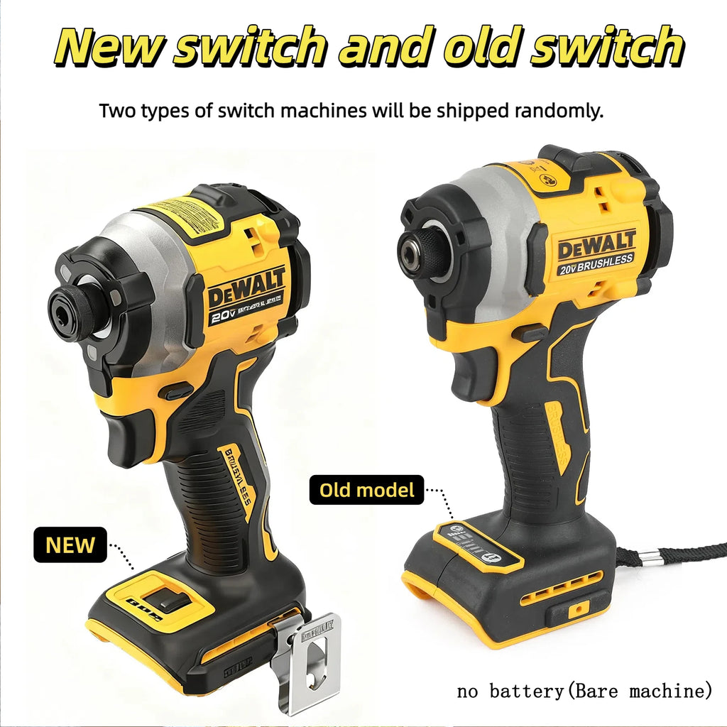DEWALT DCF850 Impact Driver Electric Driver 20V Brushless Cordless 3250RPM screwdrivers High Torque tools Power Tools