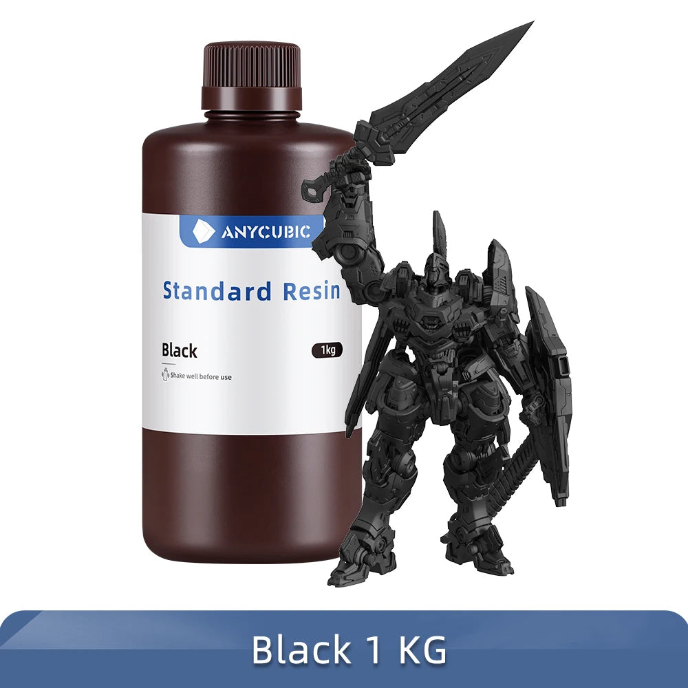 ANYCUBIC 1kg/10kg Liquid Photopolymer Standard Resin 405nm UV Resin For 3D Printer LCD Printing Resin Material For Photon Mono