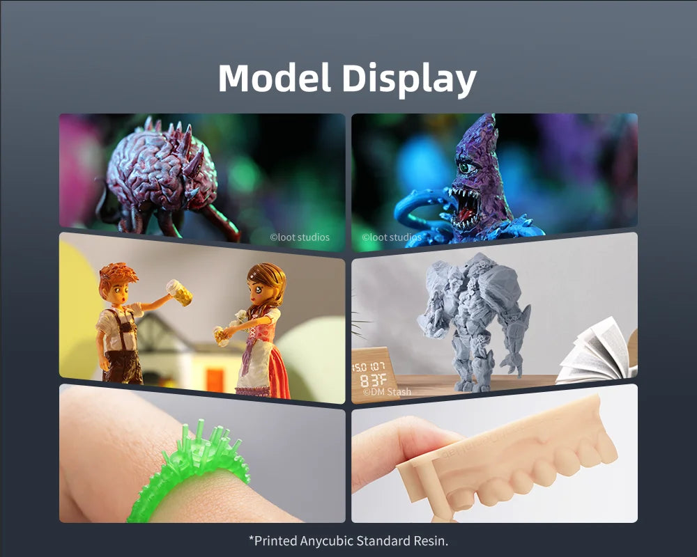 ANYCUBIC 1kg/10kg Liquid Photopolymer Standard Resin 405nm UV Resin For 3D Printer LCD Printing Resin Material For Photon Mono