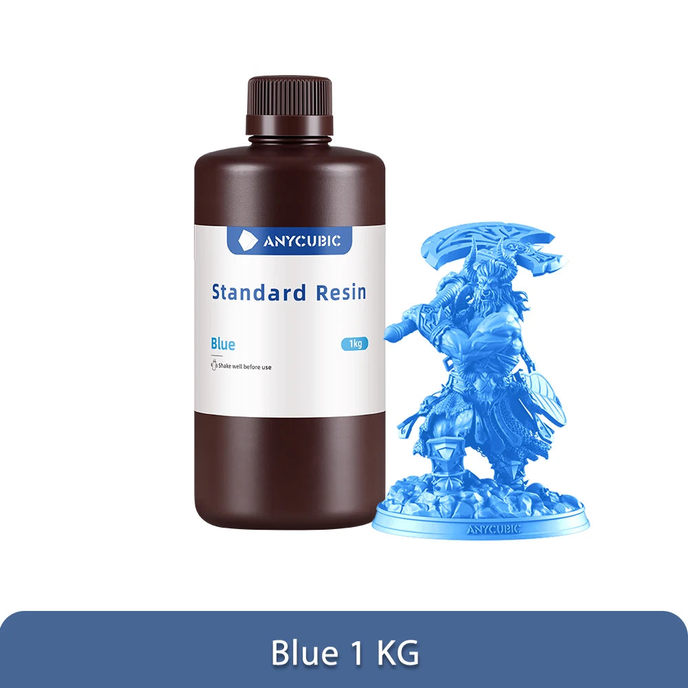 ANYCUBIC 1kg/10kg Liquid Photopolymer Standard Resin 405nm UV Resin For 3D Printer LCD Printing Resin Material For Photon Mono